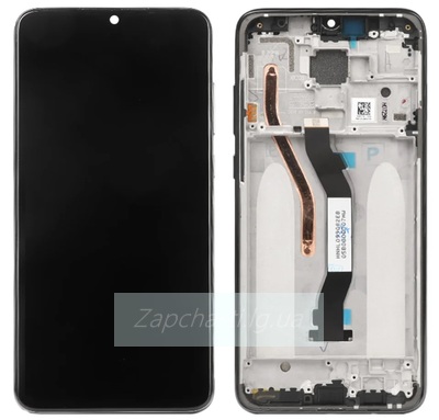 Дисплей для Xiaomi Redmi Note 8 + тачскрин + рамка (синий) ORIG PRC