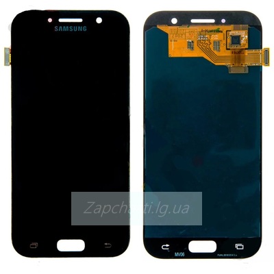 Дисплей для Samsung A520F Galaxy A5 (2017) + тачскрин (черный) (copy LCD с регулир. подсв)