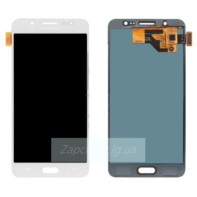 Дисплей для Samsung J510F/DS Galaxy J5 (2016) + тачскрин (белый) (OLED)