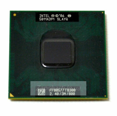 Микросхема (процессор) SLAYQ INTEL Core 2 Duo P8300 семейство Penryn-3M, FSB 1066 MHz, кэш L2 3MB, частота 2667MHz,478-pin Socket P