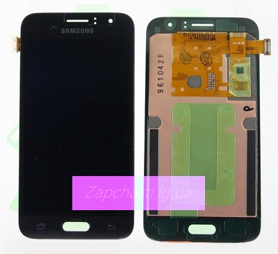 Дисплей для Samsung J120F/DS Galaxy J1 (2016) + тачскрин (черный) AMOLED
