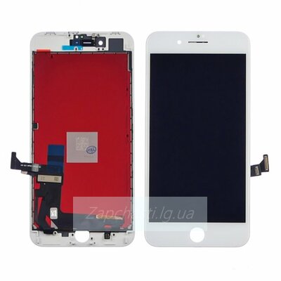 Дисплей для iPhone 8 Plus + тачскрин белый с рамкой (100% orig)