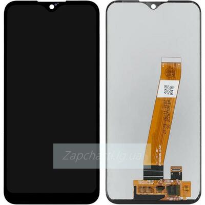 Дисплей для Samsung A015F Galaxy A01 (2020) + тачскрин (черный) (ORIG LCD) (широкий коннектор)