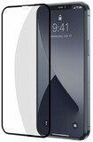 Защитное стекло Премиум для iPhone 12 mini Черное (Закалённое+, полное покрытие)
