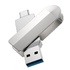 Накопитель USB Flash (USB 3.0 + Type-C) 32GB Hoco UD10 Wise (cеребро)