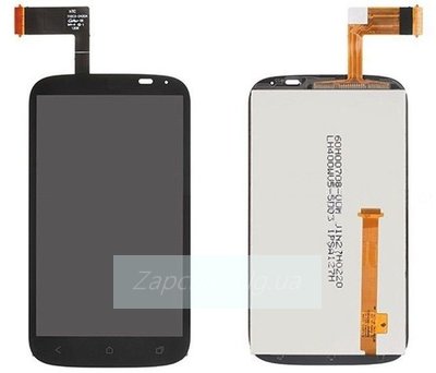 Дисплей для HTC T328e Desire X + touchscreen, чёрный