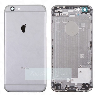 Задняя крышка для iPhone 6 (серебро) класс AA