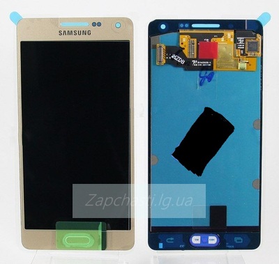 Дисплей для Samsung A500 Galaxy A5 + тачскрин (золото)