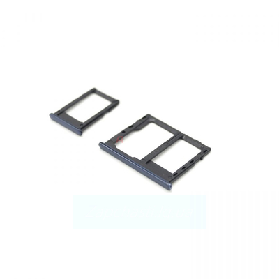 Контейнер SIM+MicroSD для Samsung J415 Черный