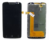 Дисплей для Lenovo S820 + тачскрин (черный)
