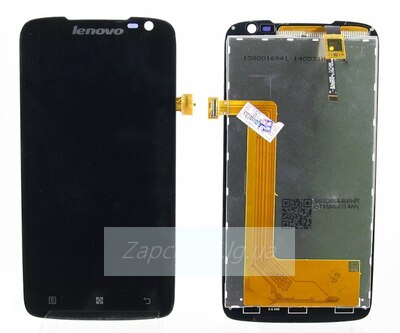 Дисплей для Lenovo S820 + тачскрин (черный)