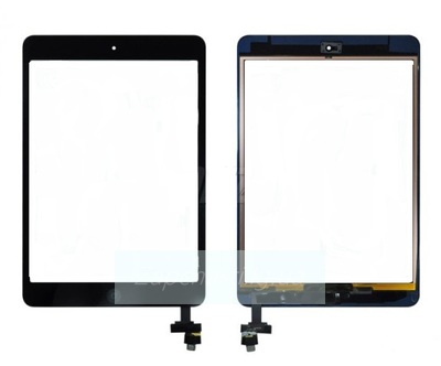 Тачскрин для iPad Mini / iPad Mini 2 Retina (с разъемом) + кнопка HOME (черный) ориг
