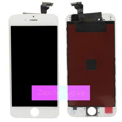 Дисплей для iPhone 6 + тачскрин белый с рамкой (100% orig)