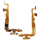 Шлейф для LG P710 Optimus L7 2/P713 с разъемом зарядки, кнопкой Меню (Home), подсветкой сенсорных кнопок, микрофоном, компонентами