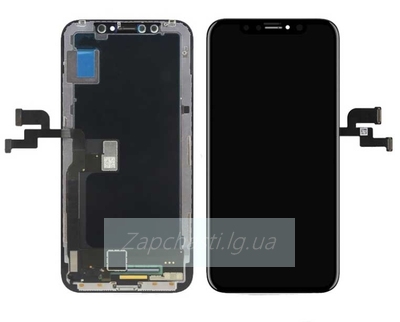 Дисплей для iPhone X + тачскрин черный с рамкой (100% orig)