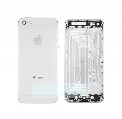 Задняя крышка для iPhone 5 (белый) класс AAA