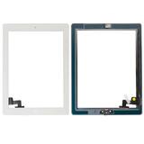 Тачскрин для iPad 2 белый, полный комплект, копия высокого качества