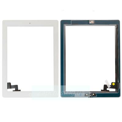Тачскрин для iPad 2 белый, полный комплект, копия высокого качества
