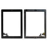 Тачскрин для iPad 2 черный, полный комплект, оригинал (Китай)