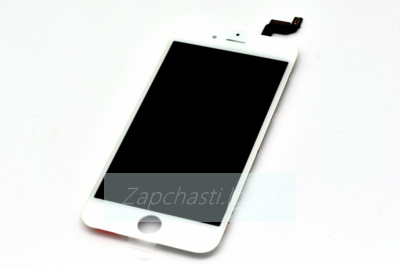 Дисплей для iPhone 6S + тачскрин белый с рамкой (HC)