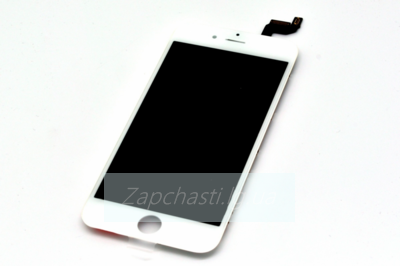 Дисплей для iPhone 6 + тачскрин белый с рамкой (orig LCD 100%)