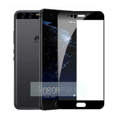 Защитное стекло Полное покрытие для Huawei Honor P10 Черное