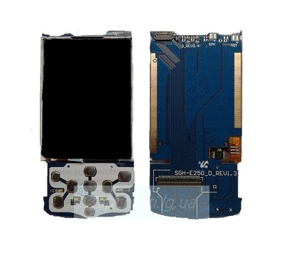 Дисплей для Samsung E250D (для синей платы) + клав. подложка