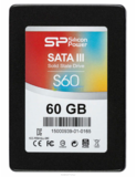 SSD накопитель SILICON POWER S60 SP060GBSS3S60S25 60Гб, 2.5", SATA III