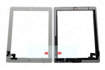 Тачскрин для iPad 2 + кнопка HOME (белый)