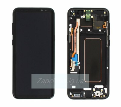 Дисплей для Samsung SM-G955F Galaxy (S8+) + тачскрин (черный) ОРИГ100%