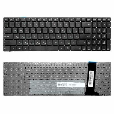 Клавиатура для ноутбука ASUS (G56, N56, N76) rus, black, без фрейма
