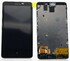 Дисплей для Nokia X (RM980) в рамке + тачскрин (черный)