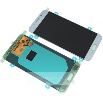 Дисплей для мобильного телефона Samsung J530F Galaxy J5 (2017), голубой, с сенсорным экраном, original (PRC)
