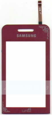 Тачскрин для Samsung S5230 (красный) ориг