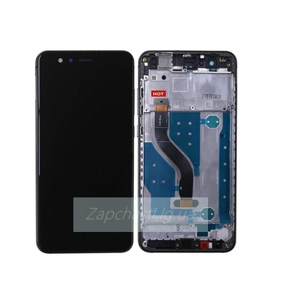 Дисплей для Huawei P10 Lite (5.2") (WAS-LX1) + тачскрин + рамка + АКБ (черный) ORIG 100%