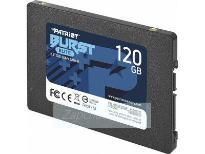 Накопитель SSD 120GB Patriot Burst Elite 2.5" SATAIII 3D TLC (PBE120GS25SSDR)