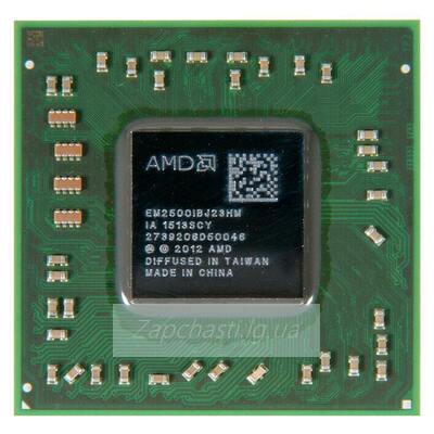 Микросхема EM2500IBJ23HM AMD E1-2500 (Kabini, Dual Core, 1.4Ghz, 1Mb L2, TDP 15W, Radeon HD8240, Socket BGA769 (FT3))  для ноутбука