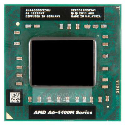 Процессор AMD A6-4400M | 2.7 GHz | Socket FS1 FS1r2 | 2 Ядра | AM4400DEC23HJ