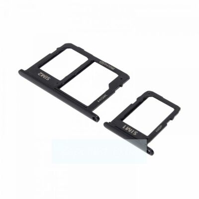 Контейнер SIM+MicroSD для Samsung J530 Черный