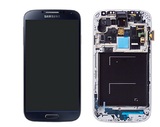 Дисплей для Samsung i9505 Galaxy S4 LTE + тачскрин + рамка (синий)