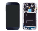 Дисплей для Samsung i9500 Galaxy S 4 + тачскрин + рамка (синий) ОРИГ100%