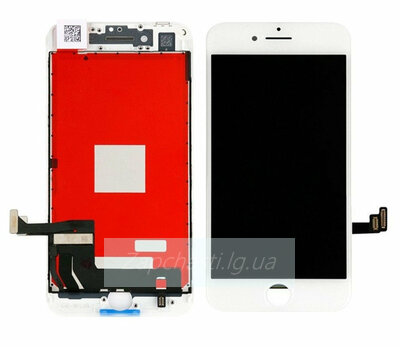 Дисплей для iPhone 8/SE (2020) + тачскрин белый с рамкой ориг