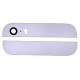 Комплект стекол (верхняя и нижняя) на корпус iPhone 5S, белый