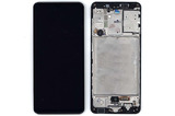 Дисплей для Samsung A013F (A01 Core) в рамке + тачскрин (черный) ОРИГ100%