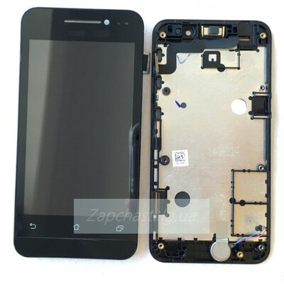 Дисплей для Asus Zenfone 4 (A400CG) 4'' в рамке + тачскрин (черный)