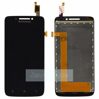 Дисплей для Lenovo S650/S658 + touchscreen, чёрный