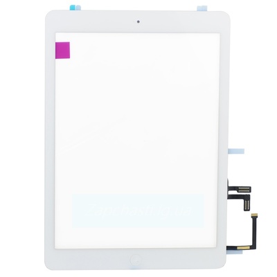 Тачскрин для iPad Air + кнопка HOME (белый) ориг