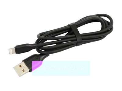 Кабель USB VIXION (K2i) для iPhone Lightning 8 pin (1м) (черный)