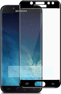 Защитное стекло Полное покрытие для Samsung J530 Черное