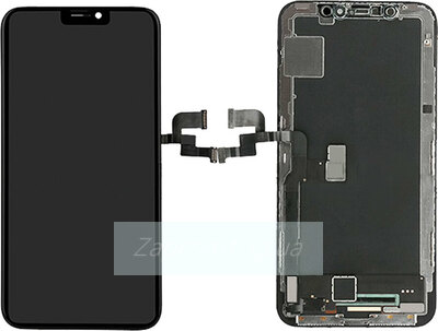 Дисплей для iPhone X + тачскрин черный с рамкой (OLED LCD) MP+